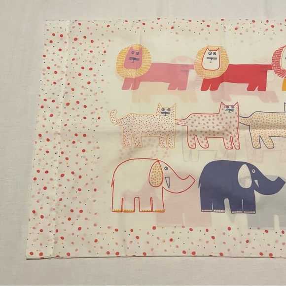 Vintage 1982 J P Stevens Utica Animals Zoo Pillowcase Lot of 2 - Picture 9 of 16